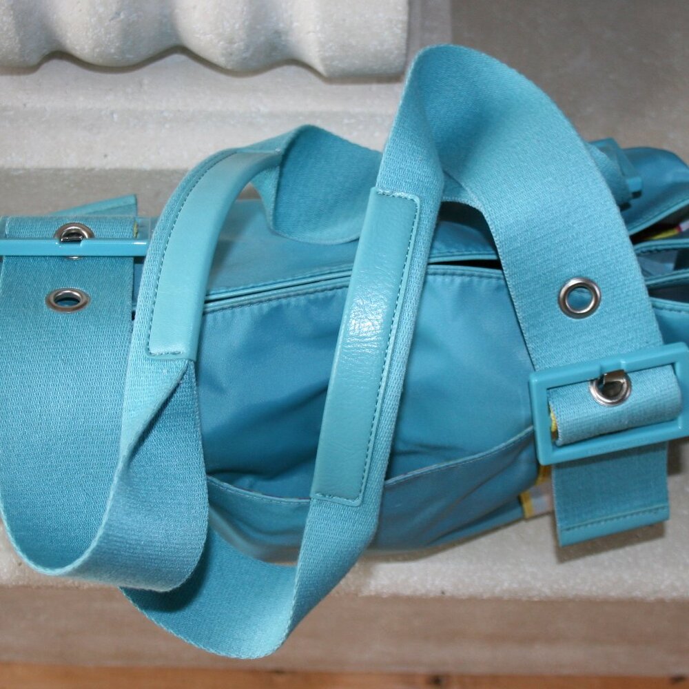 Franco Sarto Blue Nylon Bag - Picture 5 of 16